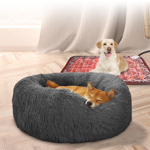 Tucker Murphy Pet™ Clenney Pet Dog Cat Bed Round Bolster / Donut